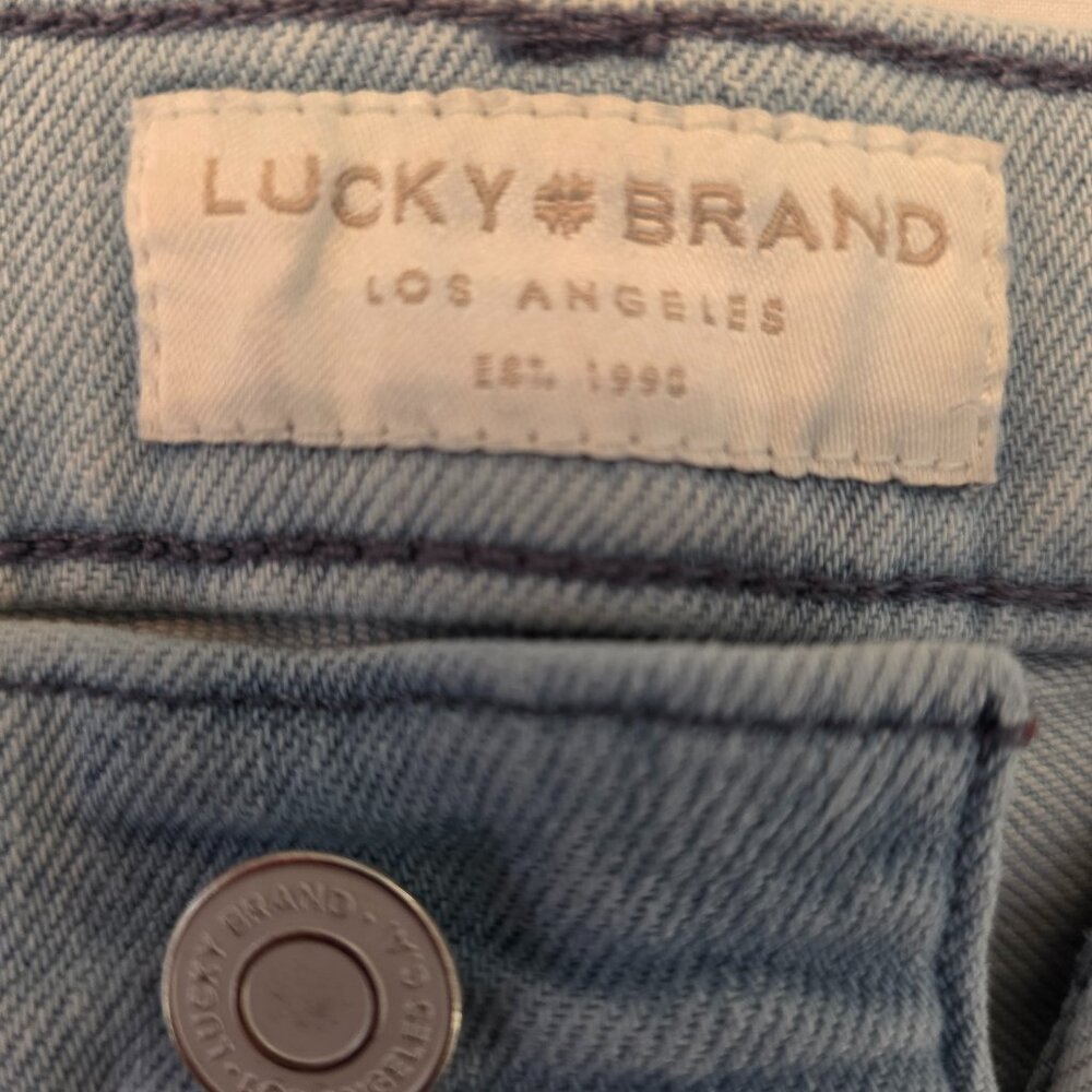 Lucky Brand Women's Mid Rise Crop Fade Denim Jeans, Size 2/26 - Picture 10 of 11